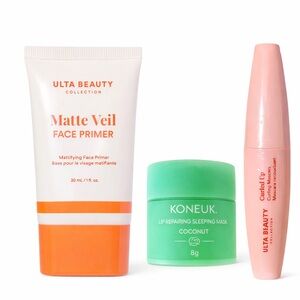 Ulta Beauty Matte Veil Primer, Ulta Beauty Curling Mascara & Repairing Lip Mask